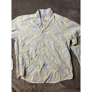 Tommy Bahama, Men's Shirt, XL, Floral‎ Long Sleeve Denim Cotton